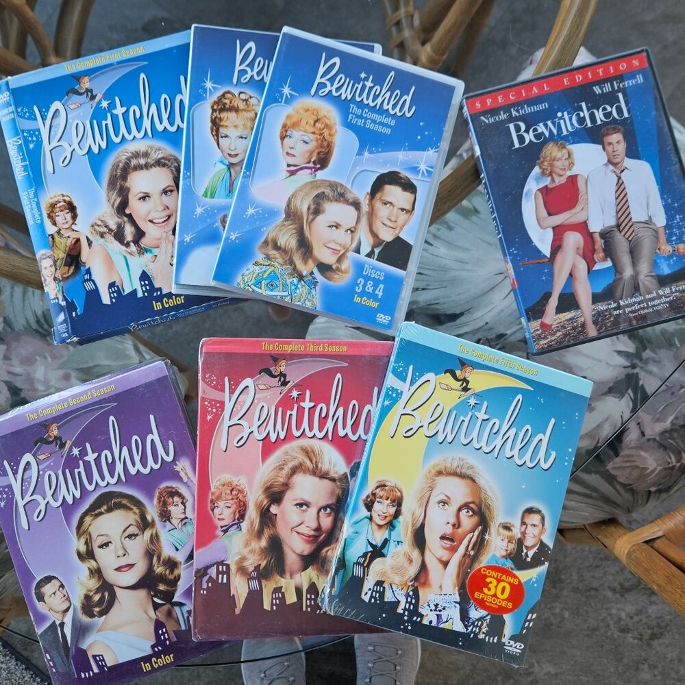 4 Complete Seasons of Bewitched and the Movie DVD's 3 Factory Sealed